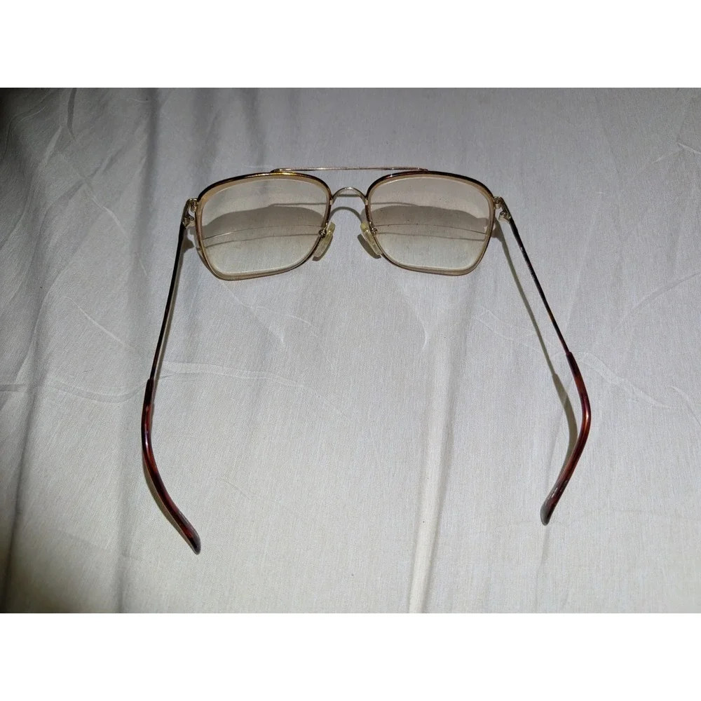 Vintage Tura 282 Tortoise Gold Pilot Metal Sunglasses Japan FRAMES ONLY